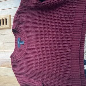 Forever 21 maroon sweater crop top size medium.